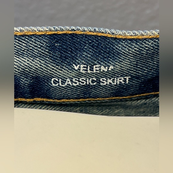 VELVET Heart denim Yelena Classic Fit Star button up Skirt vintage! - Picture 12 of 15